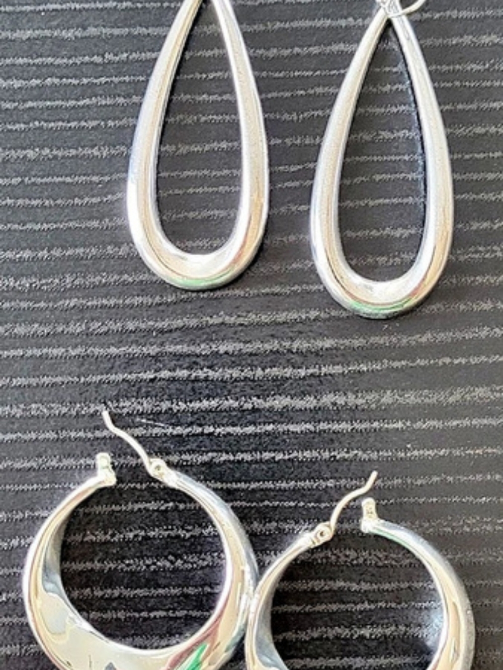 Silver-Tone Earring Set
